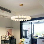 Gold Acrylic LED Ceiling Chandelier for Living Room Bedroom Pendant Lighting