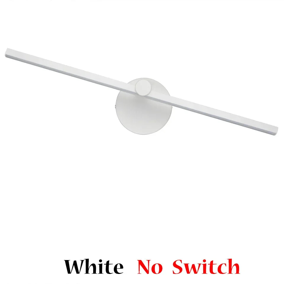 Linear LED Wall Lamp with Switch, 300° Rotation, 41CM, Nordic Minimalist Design