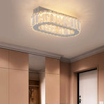 Oval Crystal LED Wall Chandelier Ceiling Lamp - Modern Home Decor