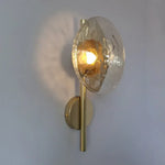 LED Glass Wall Sconce for Living Room Background Lighting