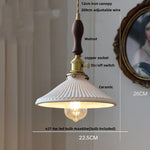 White Ceramic LED Pendant Light - Modern Nordic Design for Home Decor