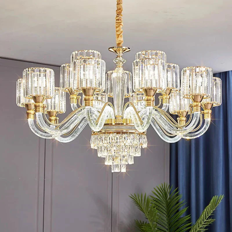 Modern Indoor LED Pendant Chandeliers for Living and Dining Room Lighting