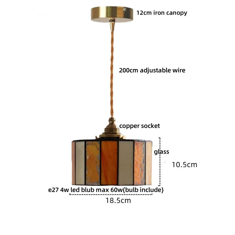 Afralia™ Glass Pendant Light Fixture Modern Nordic Style Hanging Lamp for Living Room