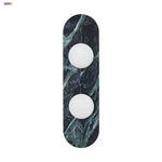 Luxury Art LED Wall Lights Reading Aisle Modern Green Stone Glass Bedside Lamp