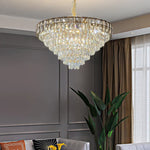 Crystal Chandelier LED Light Modern Luxury Designer for Main Living Room & Hotel