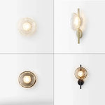 LED Glass Wall Sconce for Living Room Background Lighting
