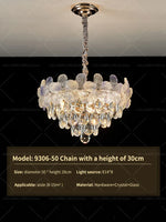 Crystal Chandelier: French Cream Style Light Luxury for Living Room and Master Bedroom