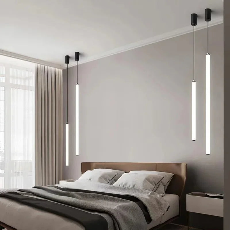 Modern Luxury LED Stair Pendant Chandelier Light for Villa