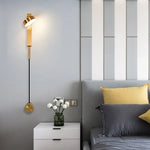 Adjustable LED Wall Lamp Rotation Dimming Switch Indoor Sconce Lighting