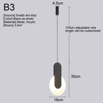 Nordic LED Pendant Light Fixture for Indoor Lighting in Living Room, Kitchen, Dining