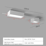 Black Nordic LED Ceiling Lights Chandeliers for Modern Living Room Decoration