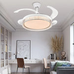 42/48inch Invisible Chandelier Ceiling Fan with LED Light in Multiple Colors
