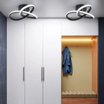 Twisted Acrylic LED Ceiling Chandelier for Modern Home Decor & Lighting