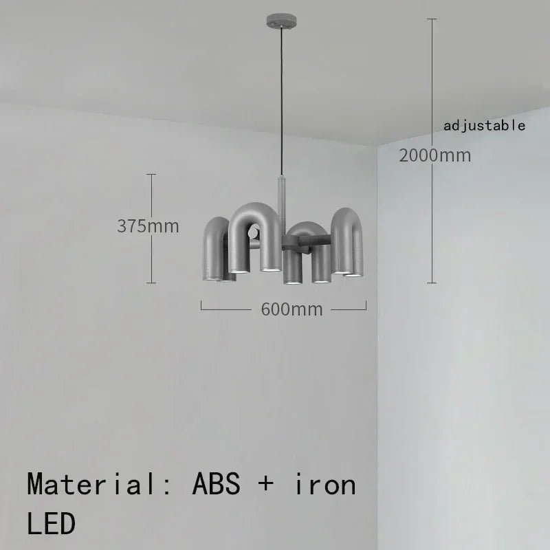 Nordic Chandelier: Adjustable Pendant Lights, Ceiling Hanging Lamp