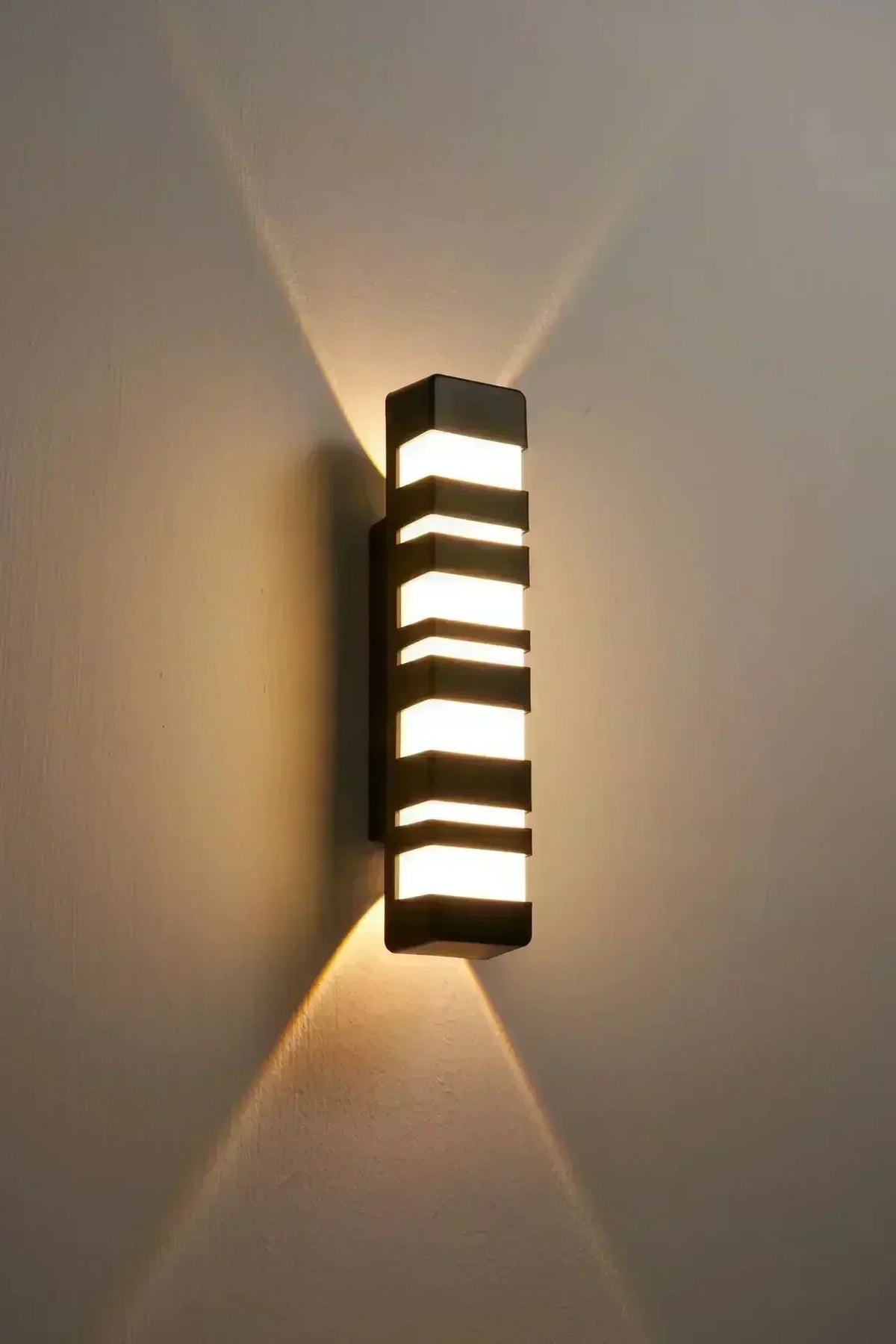 Outdoor LED Wall Light for Garden Balcony Stairs, Modern Style
