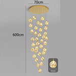 Nordic Stair Chandelier Living Dining Pendant Ceiling Light Indoor Lighting