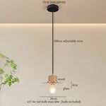 Glass LED Pendant Light - Modern Nordic Hanging Lamp for Home and Dining