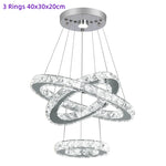 Luxury Crystal LED Pendant Chandelier for Home Lighting & Decor