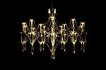 Starry Crystal Chandelier Ceiling Light Luxury Modern Living Room Bedroom Restaurant