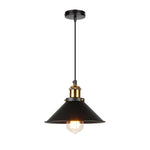 Vintage Industrial Chandelier - Retro Loft 3-Head Pendant Lamp in High-Quality Black Gold Finish