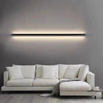 Minimalist Line Wall Lamp for Bedroom Headboard Hallway Creative Strip Light