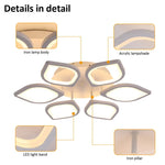 Acrylic LED Ceiling Chandelier for Modern Indoor Living Room Lighting Fixtures