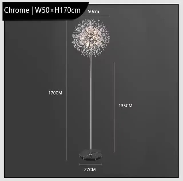 Luxury Dandelion Floor Lamp with Changeable Light Bulb