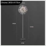 Luxury Dandelion Floor Lamp with Changeable Light Bulb