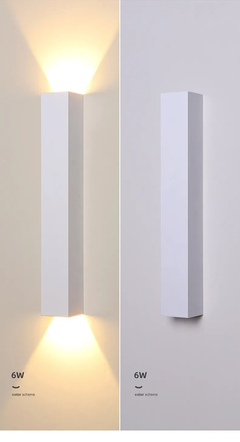 Modern Up and Down Wall Lamp for TV Background, Bedroom, Corridor, Stair & Home