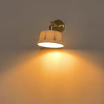 LED Ceramic Wall Lamp - Pull Chain Switch, Rotating Up Down Light