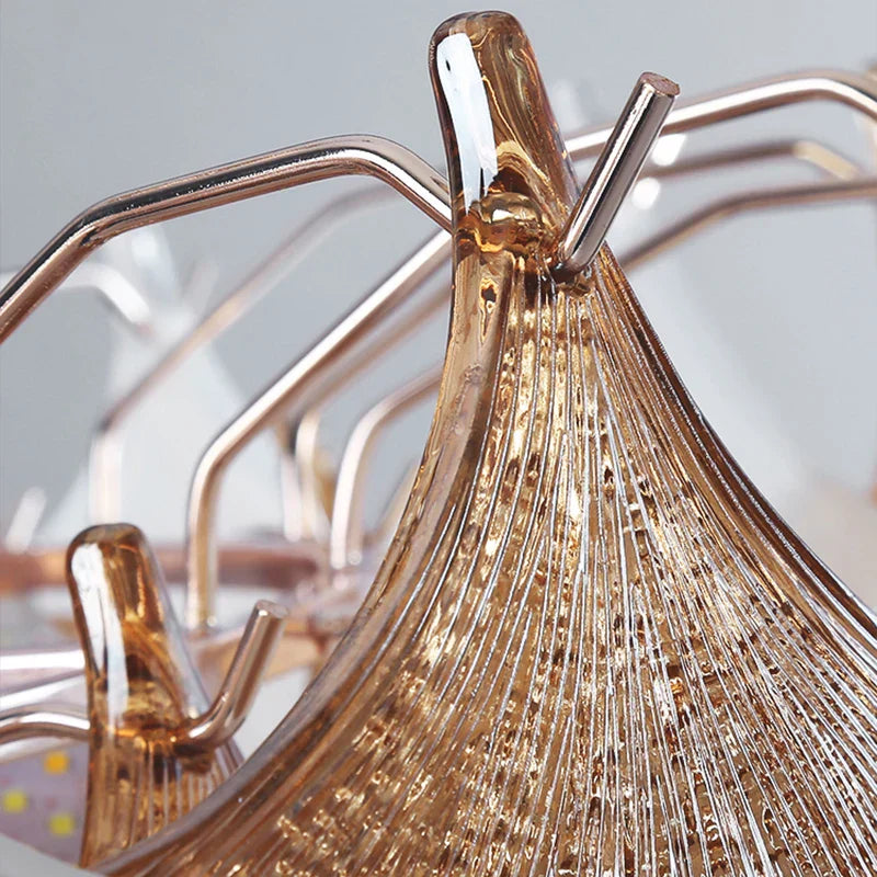 Crystal Chandelier Shell Lamp: Luxury Nordic Design for Living Room, Bedroom, Hall