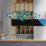 Gingko Leaf Chandelier: Modern Luxury Art Decor for Home, Restaurant & Bar