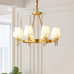 Copper American Chandelier: Luxury Modern Living Room, Dining Room, Bedroom Light