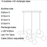 Nordic Mickey LED Glass Ball Pendant Light for Home Decor and Kitchen Lighting