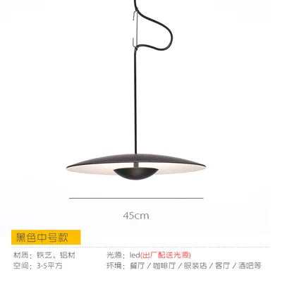Modern LED Round Pendant Light for Kitchen Dining Bedroom Chandeliers