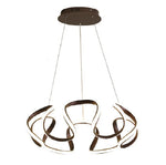 Nordic Twisted LED Chandelier Ceiling Lamp Modern Pendant Light