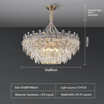 Sparkling LED Chandelier by for Elegant Home Lighting
