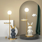 Rabbit LED Floor Lamp for Kids Room Nordic Modern Style