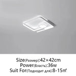 Modern Nordic Art LED Ceiling Lamp for Bedroom & Study