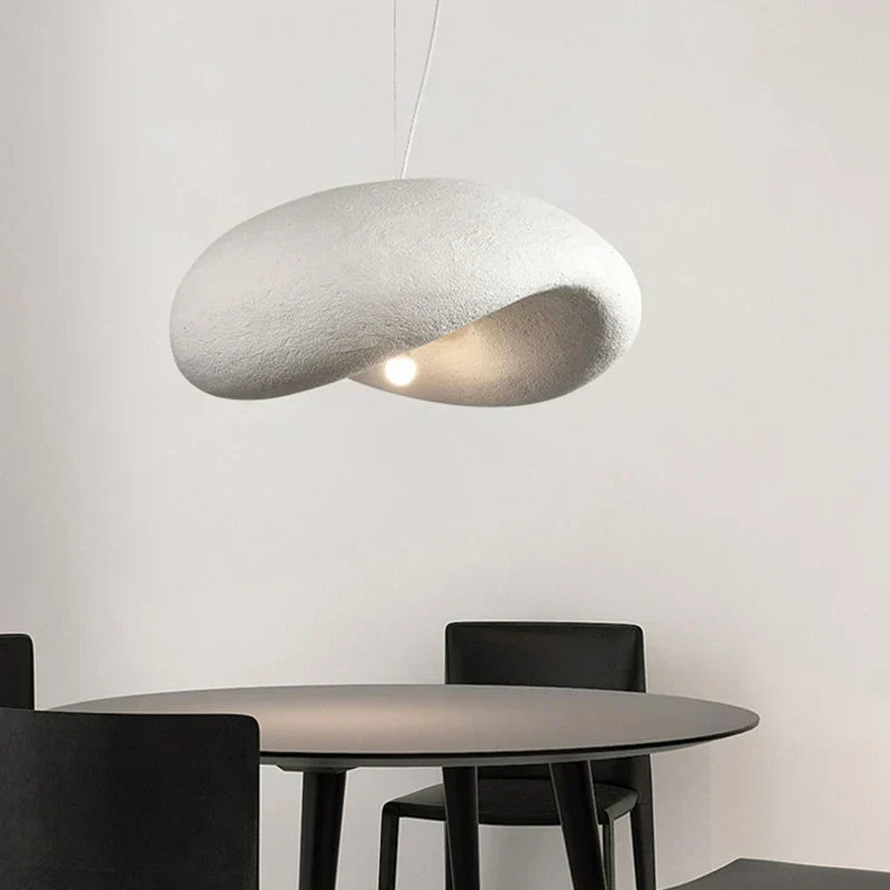 Cream Style LED Chandelier - Nordic Minimalist Wabi Sabi Pendant Light