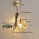 Modern Clear Glass LED Wall Light with Pull Chain for Bar, Cafe, Bathroom Mirror