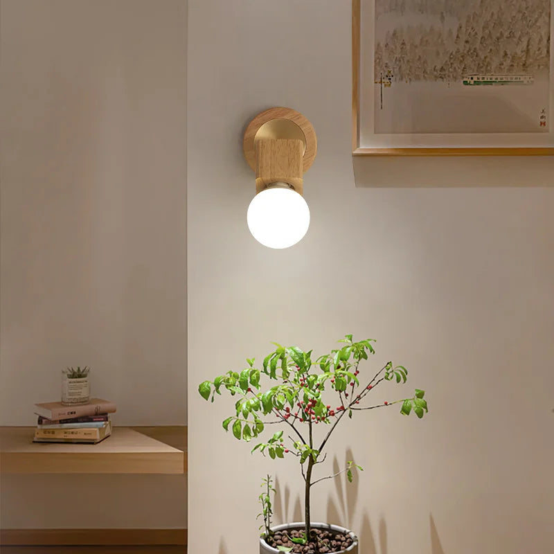 Afralia™ Copper LED Wall Lights with Pull Chain Switch for Bedroom, Bathroom, Porch