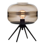 Glass & Metal Nordic Sofa Desk Lamp for Postmodern Bedroom & Living Room