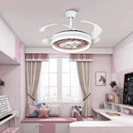 Smart Light and Fan Switch Flush Mount LED Ceiling Fan - Wholesale Kids Decoration