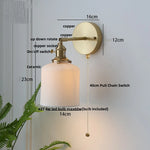 Walnut Wood LED Wall Sconce - Modern Nordic Stair Light Fixture