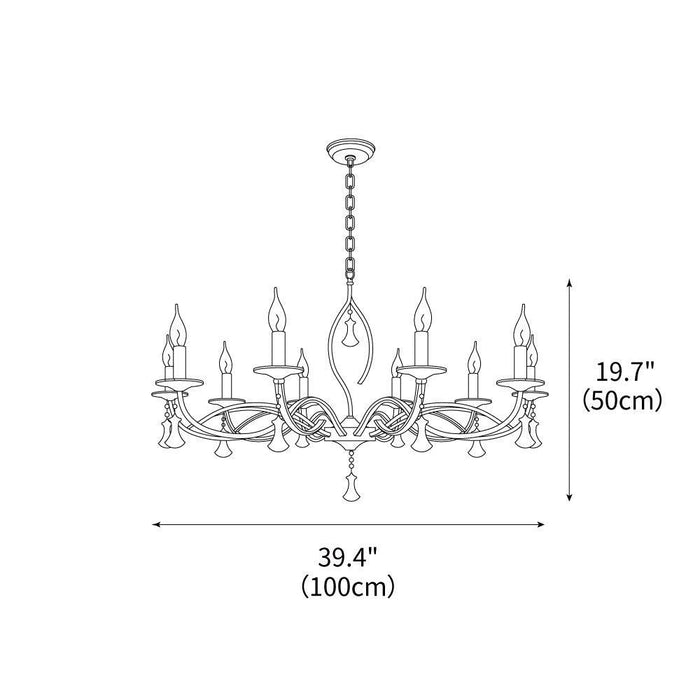 Serenity Silver Chandelier