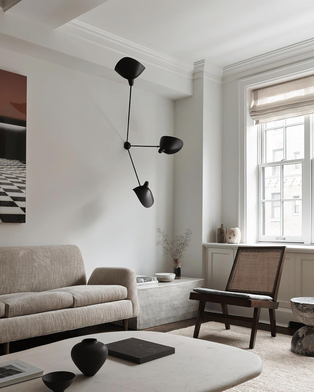 Serge Mouille Ceiling Lamp