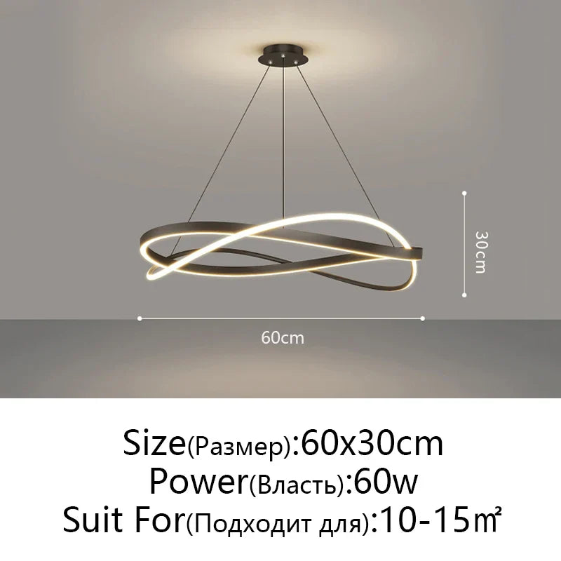 Light Luxury Pendant Ceiling Lamp for Living Room Bedroom Decor