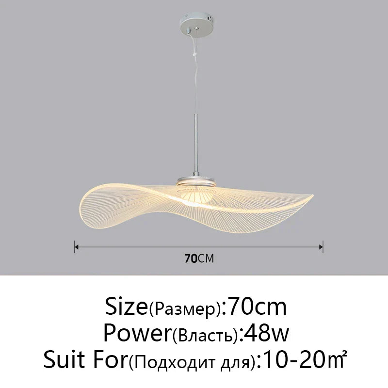 Lotus Leaf Hat Chandelier: Modern Fashion for Living Room & Bedroom