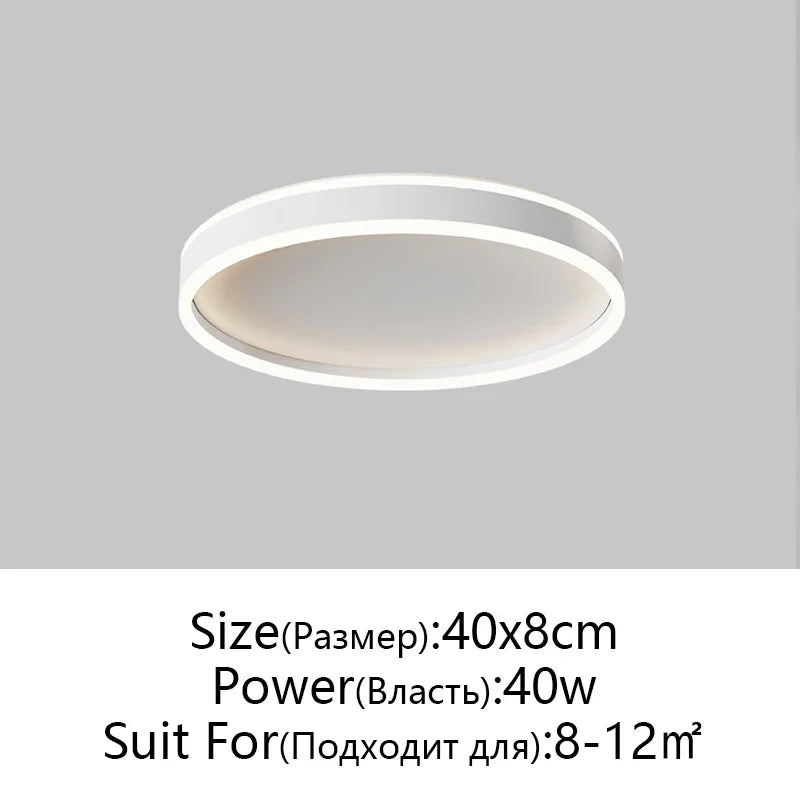 LED Pendant Light Ceiling Lamp Living Room Kitchen Dining Minimalist Decor